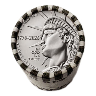 2026-P Official Liberty 3 Roll Set – Enduring Liberty Half Dollar, Emerging Liberty Dime & Jefferson 1776-2026 Nickel – America 250