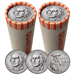2026 Revolutionary War Quarter Rolls Set • P & D Mint • 1776–2026 America 250
