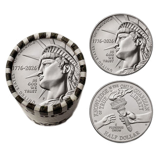 2026 Enduring Liberty Half Dollar Roll • Philadelphia Mint • 1776–2026 America 250