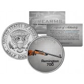 REMINGTON 700 Gun Firearm JFK Kennedy Half Dollar US Colorized Coin