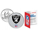 OAKLAND RAIDERS NFL California US Statehood Quarter Colorized Coin  - Officially Licensed